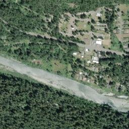 Hiouchi California High Resolution Satellite Map