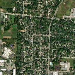 Naperville, Illinois High Resolution Satellite Map
