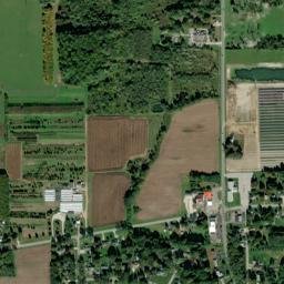 Genung Corners Ohio High Resolution Satellite Map