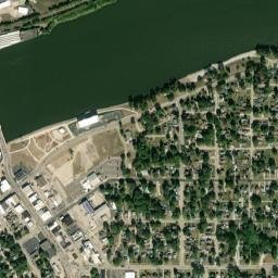 Rock Falls map(satellite map)