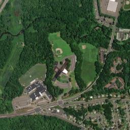 Hilliardville Connecticut High Resolution Satellite Map