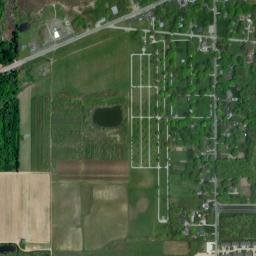 North Perry Ohio High Resolution Satellite Map