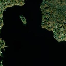 Coventry Lake map(satellite map)