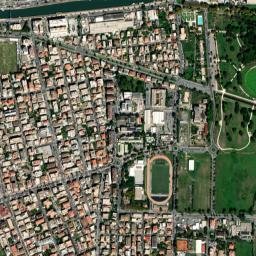 Fiumicino-Isola Sacra map(satellite map)