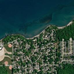 Shoreland Ohio High Resolution Satellite Map