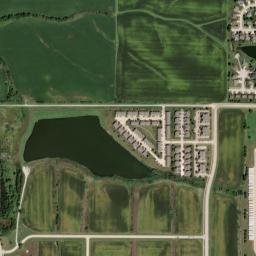 1891 Goose Lake Circle North Liberty High Resolution Satellite Map