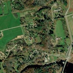 Mansfield Hollow Connecticut High Resolution Satellite Map