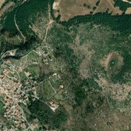 Pescosolido map(satellite map)