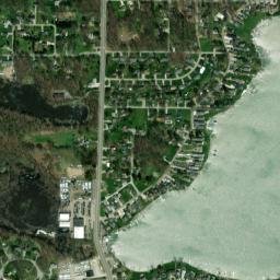 Simonton Lake map(satellite map)