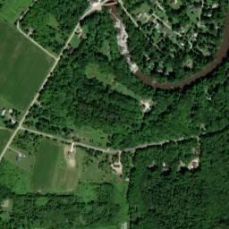 Mechanicsville Ohio High Resolution Satellite Map