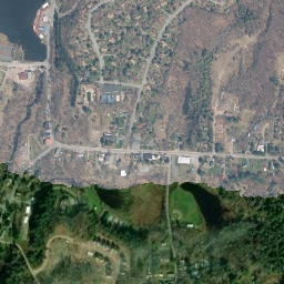Swan Lake New York High Resolution Satellite Map