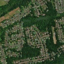 Forest Village Connecticut High Resolution Satellite Map