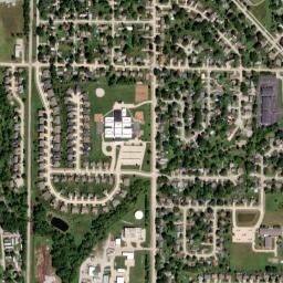 35 East Chestnut Street North Liberty IA High Resolution Satellite Map
