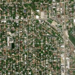 South Chicago map(satellite map)