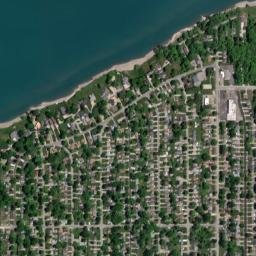 Mentor Headlands Ohio High Resolution Satellite Map