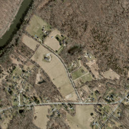 Flanders Connecticut High Resolution Satellite Map