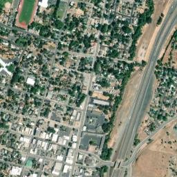 Yreka map(satellite map)