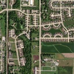 657 Rachael St North Liberty IA High Resolution Satellite Map