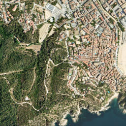 Tossa de Mar map(satellite map)