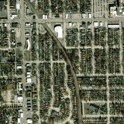 Evergreen Park map(satellite map)