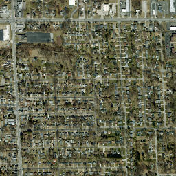 Ferndale Ohio High Resolution Satellite Map