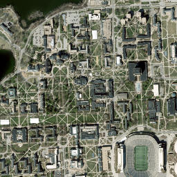 Notre Dame map(satellite map)