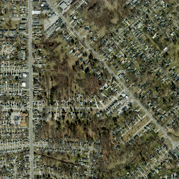 Wernerts Corners Ohio High Resolution Satellite Map