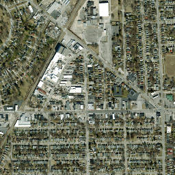 Fitch Ohio High Resolution Satellite Map