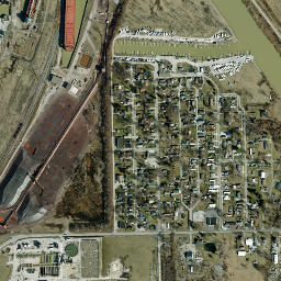 Harbor View Ohio High Resolution Satellite Map