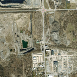 Silica Ohio High Resolution Satellite Map