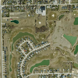 Immergrun Ohio High Resolution Satellite Map