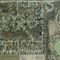 South Shore Park Ohio High Resolution Satellite Map