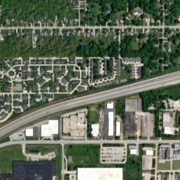 Mentor Acres Ohio High Resolution Satellite Map