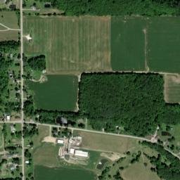 Rays Corners Ohio High Resolution Satellite Map