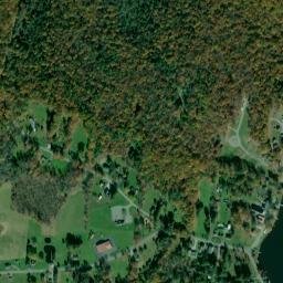 Lake Huntington New York High Resolution Satellite Map