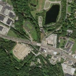 Manchester Bridge New York High Resolution Satellite Map