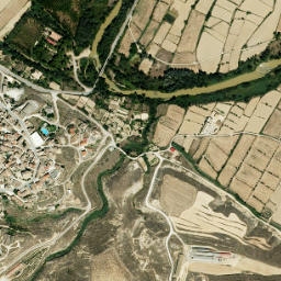 Ontiñena map(satellite map)