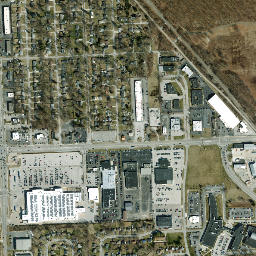 Central Avenue Park Ohio High Resolution Satellite Map