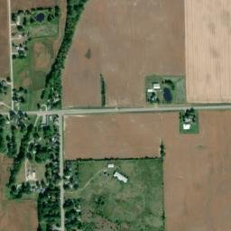 Oakshade Ohio High Resolution Satellite Map