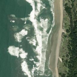 Satellite view of Praia do Cabedelo