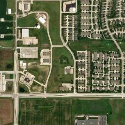 5401-5403 Northwest 93rd Street Johnston IA High Resolution Satellite Map
