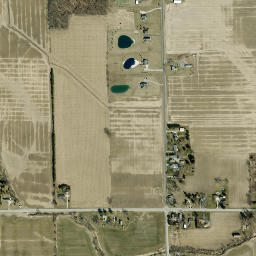 Raab Corners Ohio High Resolution Satellite Map