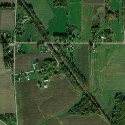 Leon Ohio High Resolution Satellite Map