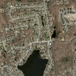 Allentown Connecticut High Resolution Satellite Map