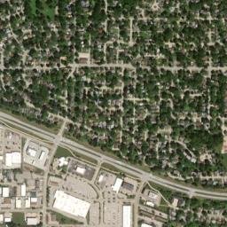 1167 Hollywood Boulevard, Iowa City, IA High Resolution Satellite Map