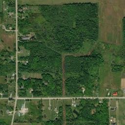 South Thompson Ohio High Resolution Satellite Map