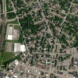 Meadville map(satellite map)