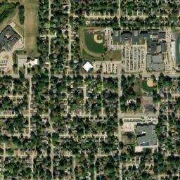 7404-7408 Ridgemont Drive, Urbandale, IA High Resolution Satellite Map