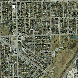 East Toledo Ohio High Resolution Satellite Map