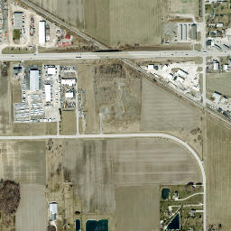 Booth Ohio High Resolution Satellite Map